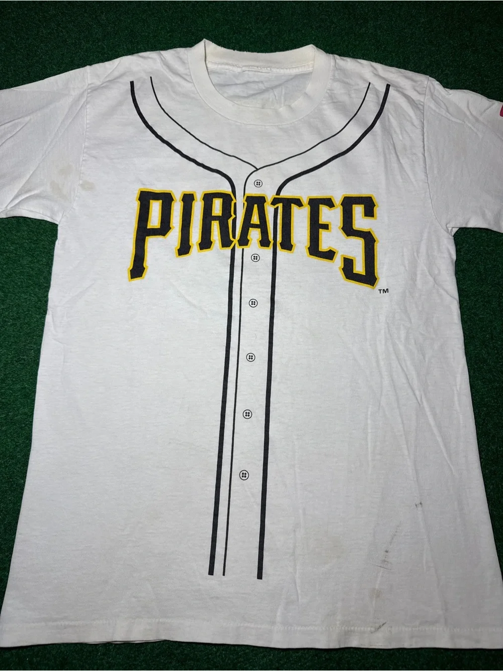 Pirates Brian Giles Pittsburgh Shirt Vintage 90s Baseball M 18x27 T Shirt